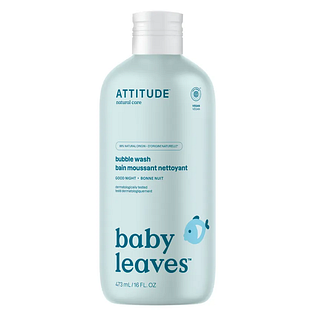 Attitude Baby Leaves Bubble Wash Goodnight 473ML Attitude Baby Leaves Bubble Wash Goodnight 473ML