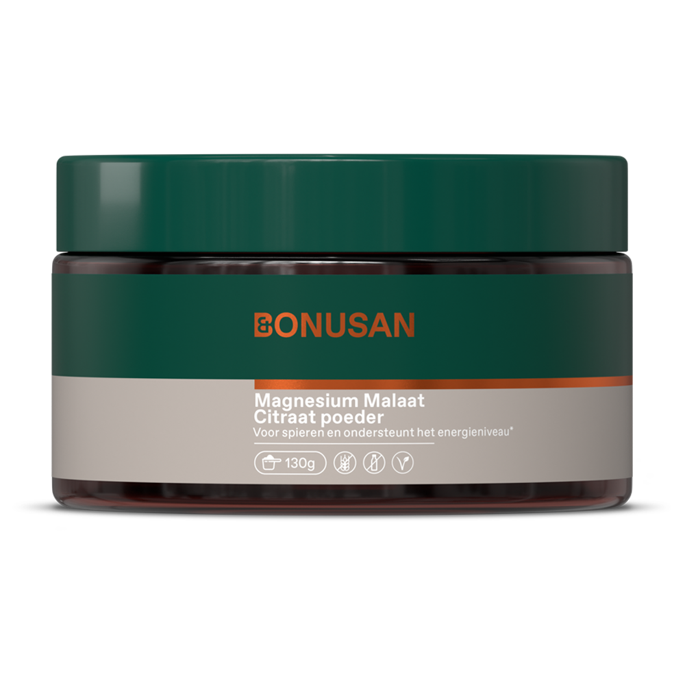 Bonusan Magnesium Malaat Citraat Poeder 130GR