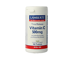 Lamberts Vitamine C 500 Time Release & Bioflavonoiden Tabletten 100TB