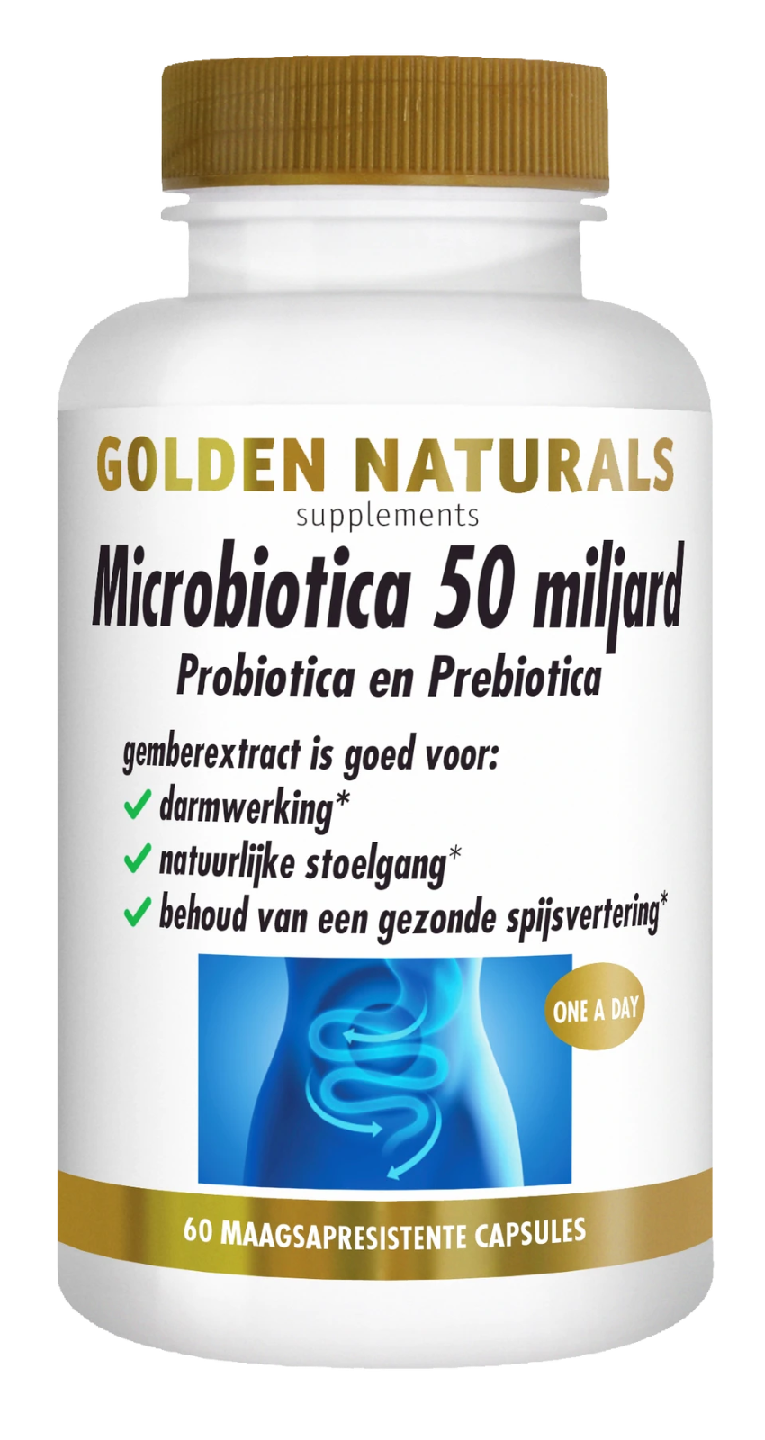 Golden Naturals Microbiotica 50 Miljard Capsules