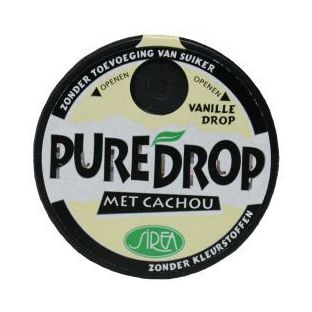 Sirea Pure Drop Cachou Vanille (18 stuks) 1ST Sirea Pure Drop Cachou Vanille (18 stuks) 1ST