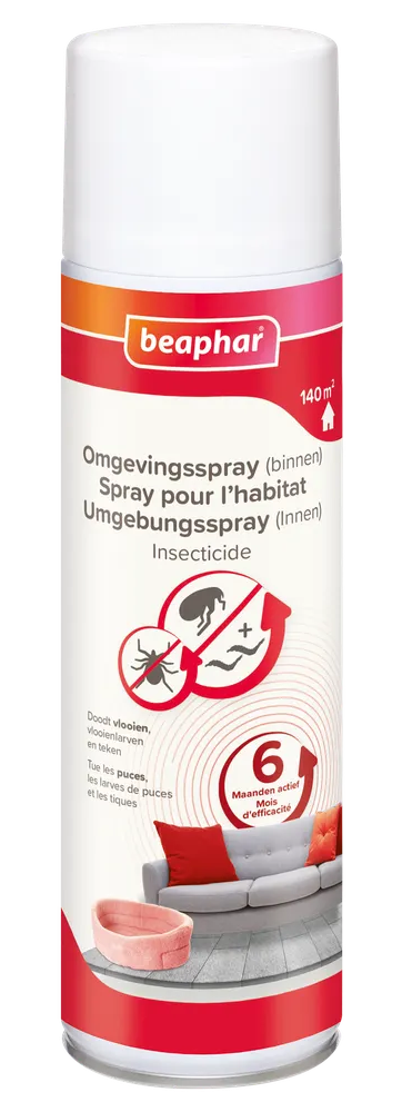 Beaphar Omgevingsspray Vlooien, Vlooienlarven en Teken afbeelding