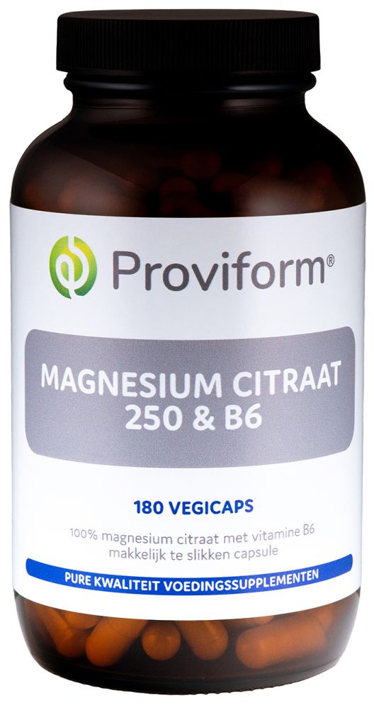 Proviform Magnesium Citraat 250 mg & B6 Capsules 180VCP