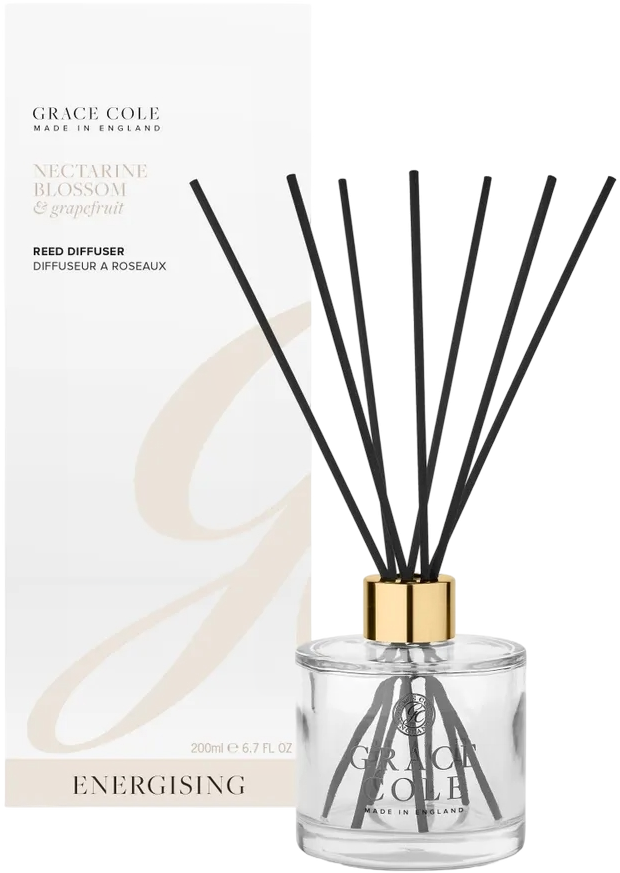 Grace Cole Nectarine Blossom & Grapefruit Reed Diffuser