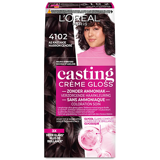 L'Oréal Paris Casting Crème Gloss Haarkleuring As Kastanje 4102 1ST