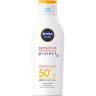 Nivea Sun Sensitive Immediate Protect Zonnemelk SPF50+ 200ML