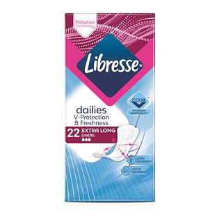 Libresse Dailies Extra Long Inlegkruisjes 22ST