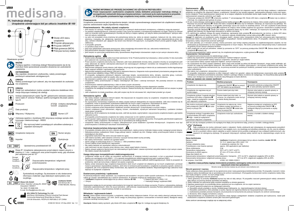 IB100 Insectenbeet Verzachter afbeelding van document #13, instructions