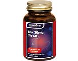 All Natural Zink Citraat 30mg Tabletten 60TB All Natural Zink Citraat 30mg Tabletten 60TB