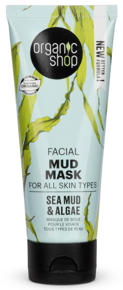 Organic Shop Sea Mud & Algae Facial Mask afbeelding