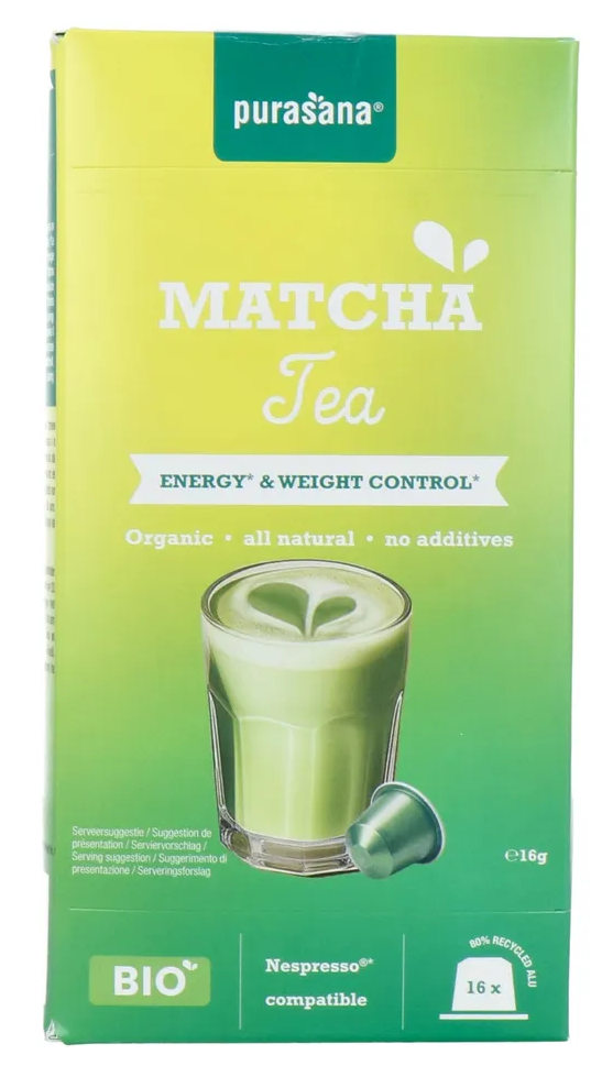 Purasana Matcha Tea Caps 16CP