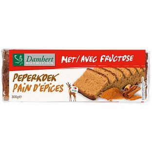 Damhert Peperkoek Fructose 300GR Damhert Peperkoek Fructose 300GR