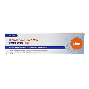 Linn Diclofenac 2,32% Extra Sterk Gel 100GR