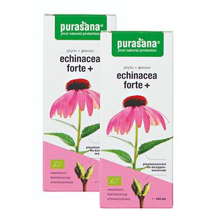 Purasana Echinacea Forte+ Druppels Duoverpakking 200ML Purasana Echinacea Forte+ Druppels Duoverpakking 200ML