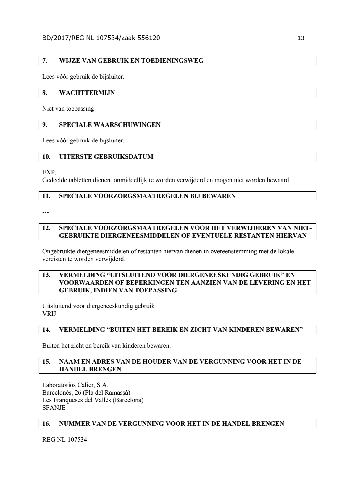 Wormtabletten all-in-one Honden vanaf 2.5KG afbeelding van document #13, leaflet