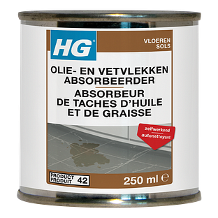 HG Vloeren Tegel & Natuursteen Olie - en Vetvlekken Absorbeerder 250ML
