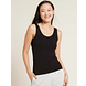 Boody Tank Top Zwart M 1ST Model met tanktop aan 2 Boody Tank Top Zwart M 1ST Model met tanktop aan 2