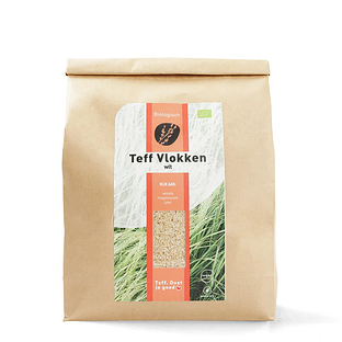 Teff Vlokken Wit Biologisch 1KG