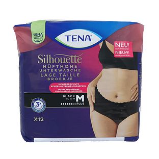 TENA Silhouette Underwear Low Waist Normal Noir M 12ST