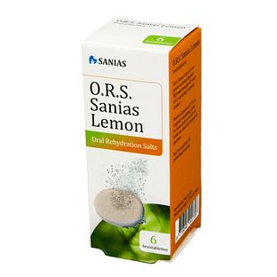Sanias O.R.S. Bruistablet Lemon 6ST