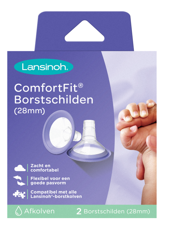 Lansinoh Comfort Fit 28mm Borstschild afbeelding