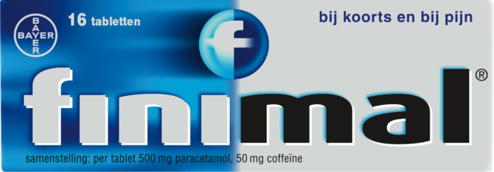 Finimal Paracetamol 500mg/Coffeine 50mg afbeelding