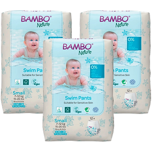 Bambo Nature Swim Pants Small Multiverpakking 3x12ST