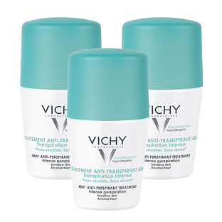 Vichy Deodorant Anti-Transpiratie Roller 48 uur - Multiverpakking 3x50ML