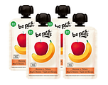 Be Plus Knijpfruit Apple &amp; Banana Multiverpakking 4x100GR