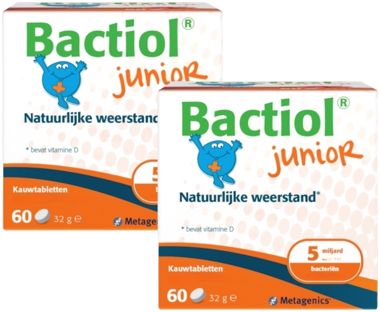 Metagenics Bactiol Junior Kauwtabletten