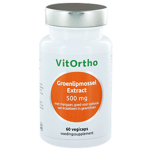 VitOrtho Groenlipmossel Extract 500mg Capsules 60CP