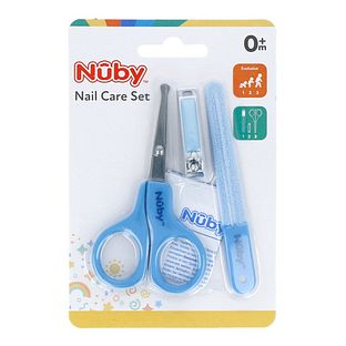 Nuby Manicuresetje Blauw - vanaf 0m+ 1ST Nuby Manicuresetje Blauw - vanaf 0m+ 1ST