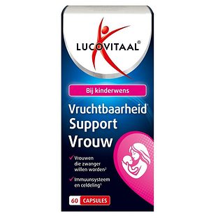 Lucovitaal Vruchtbaarheid Support Vrouw Capsules 60CP