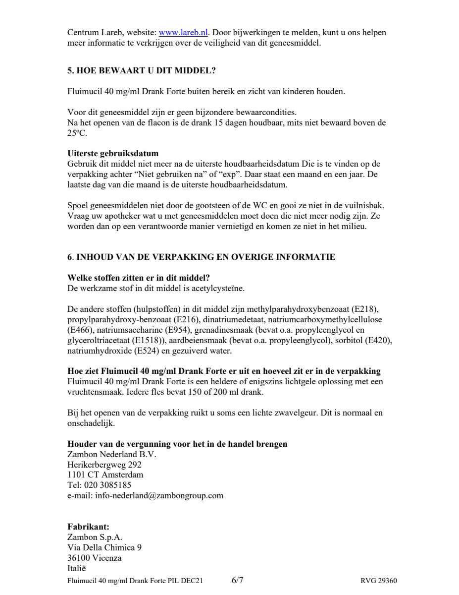 40mg (4%) Drank Forte afbeelding van document #6, leaflet