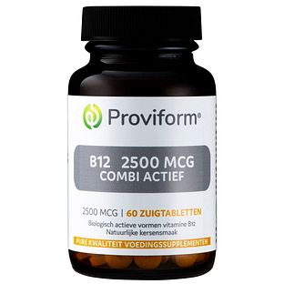 Proviform Vitamine B12 2500 Mcg Combi Zuigtabletten 60TB