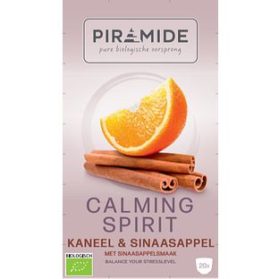 Piramide Calming Spirit Kaneel & Sinaasappel Thee 20ZK Piramide Calming Spirit Kaneel & Sinaasappel Thee 20ZK