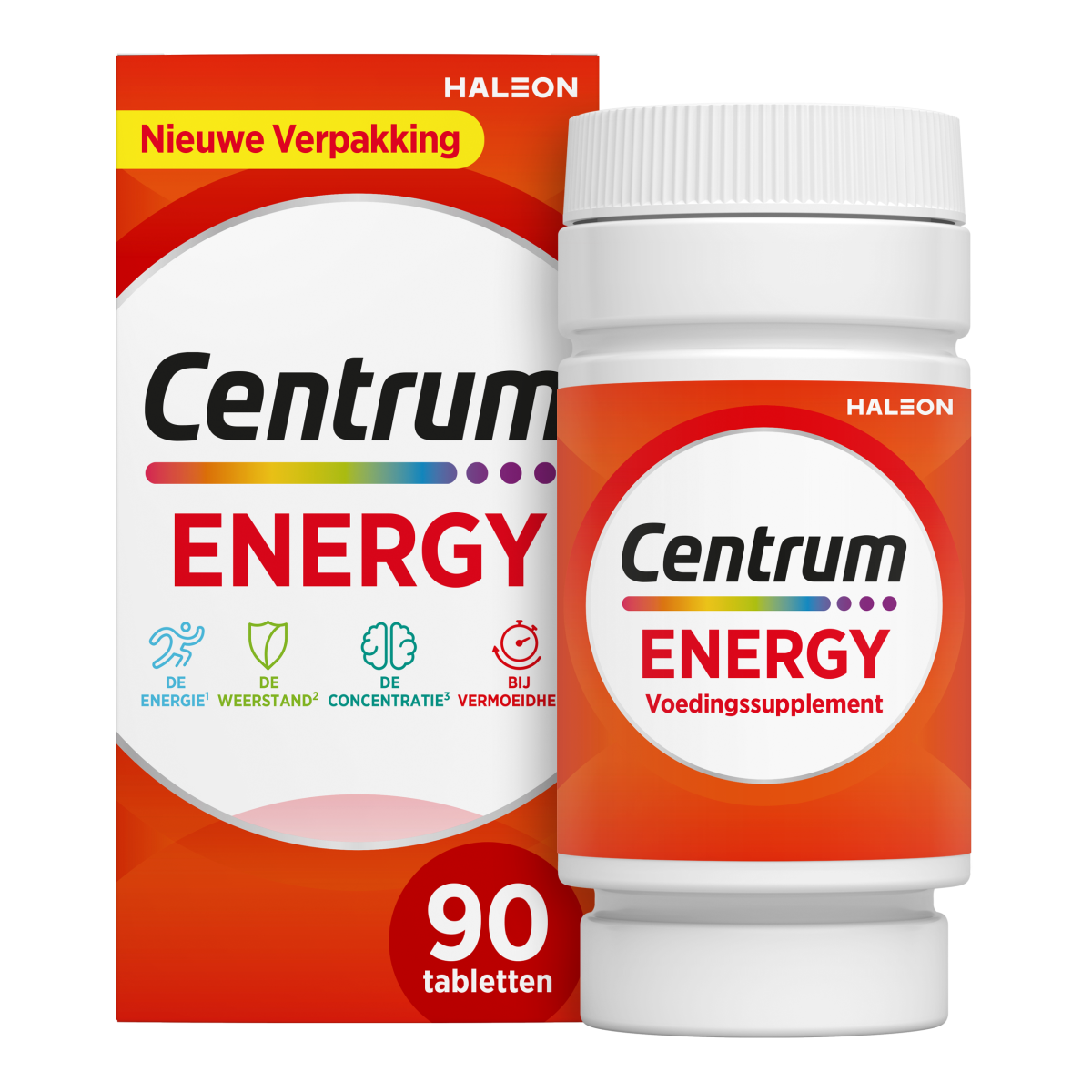 Centrum Energy Multivitaminen Tabletten 90st afbeelding