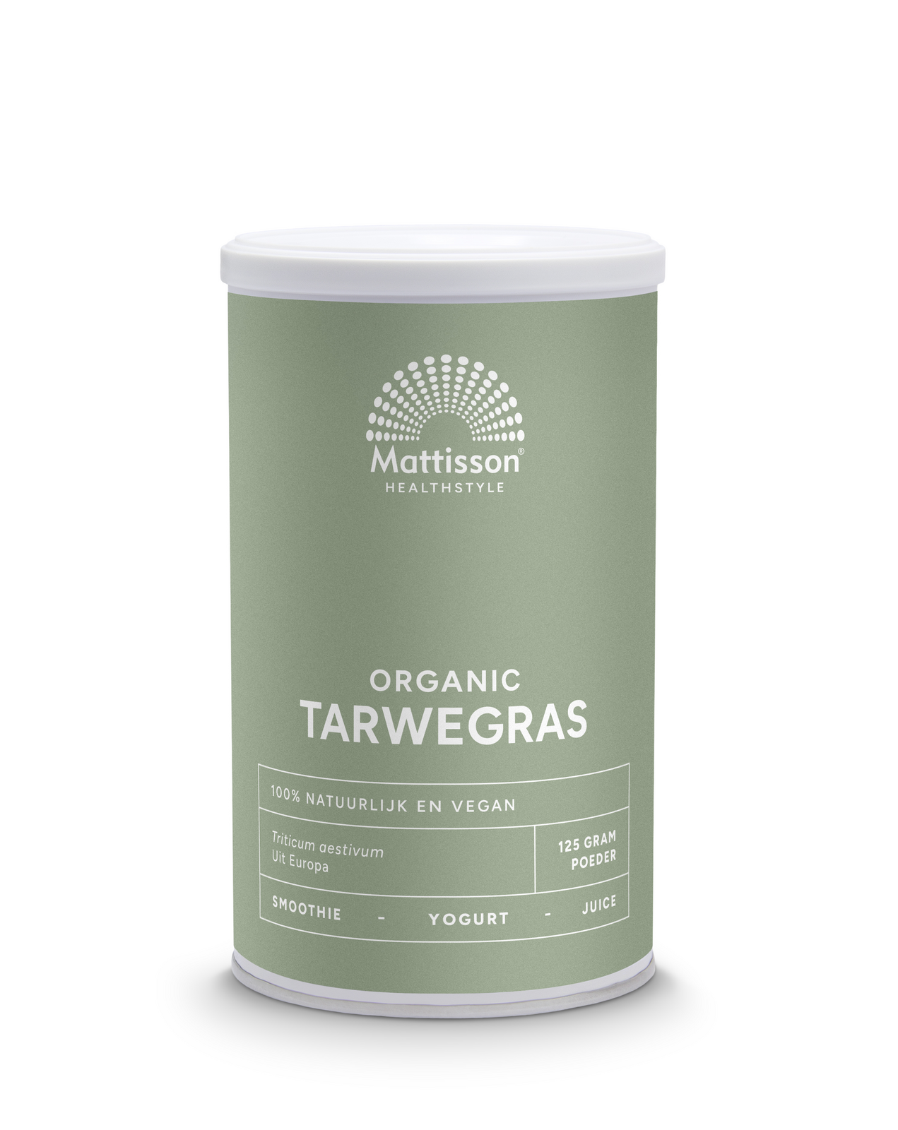 Mattisson HealthStyle Biologische Tarwegras Poeder 125GR