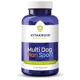 Vitakruid Multi Dag Man Sport 100% Vegan 90TB