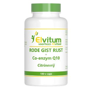 Elvitum Rode Gist Q10 Vegicaps 180CP