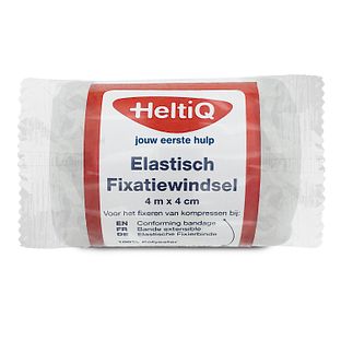 HeltiQ Elastisch Fixatiewindsel 4m x 4cm 1ST