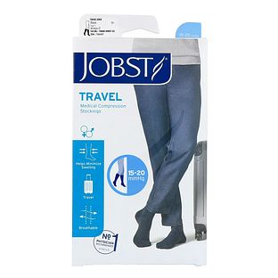 Jobst Travel Socks Zwart 37-38 1PR