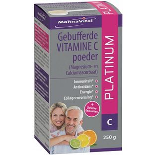 MannaVital Gebufferde Vitamine C Platinum Poeder 250GR