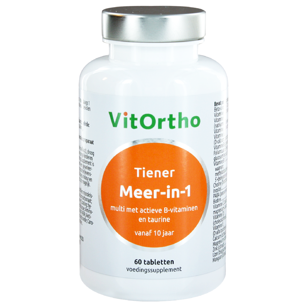 VitOrtho Meer In 1 Tiener Tabletten 60st VitOrtho Meer In 1 Tiener Tabletten 60st