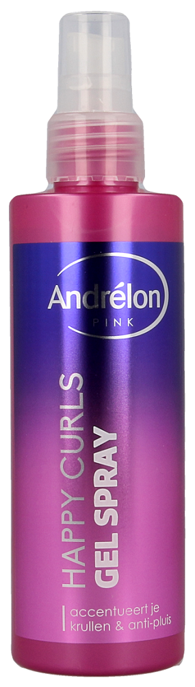 Andrelon Pink Happy Curls Gel Spray afbeelding