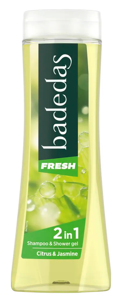 Badedas Shampoo & Showergel Fresh 2-in-1 Citrus & Jasmine afbeelding