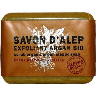 Aleppo Soap Co Savon D'Alep Exfoliant Argan Zeep 100GR