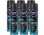 Nivea Men Deep Black Carbon Beat Anti-Transpirant Spray Voordeel 6x150ML