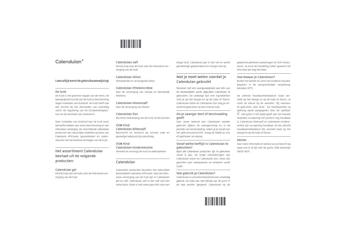 Derma Calendulan Zon afbeelding van document #1, instructions
