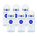 Nivea Satin Sensation Anti-Transpirant Roll-On Voordeelverpakking 6x50ML